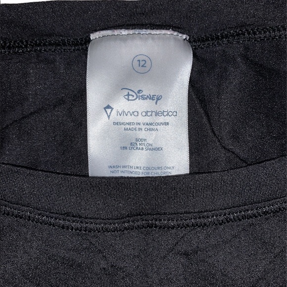 Ivivva by Lululemon Disney top in black - Picture 2 of 3